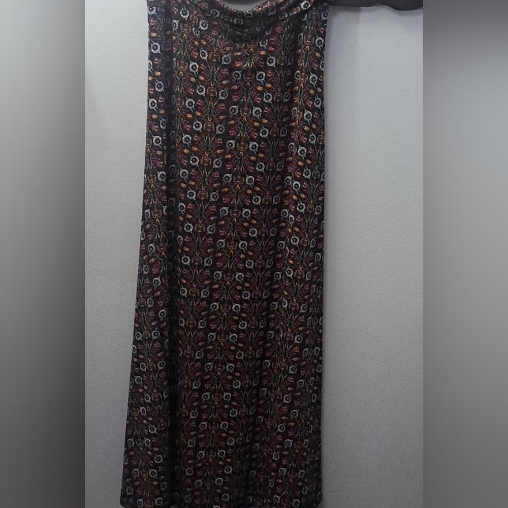 NWOT LuLaRoe Simply Comfortable Floral Maxi Skirt Size Large